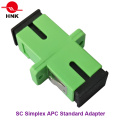 Sc Simplex Singlemode, Multimode, Om3 and APC Fiber Optic Adapter